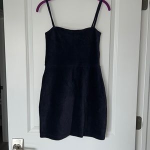 NWT forever 21 navy corduroy dress